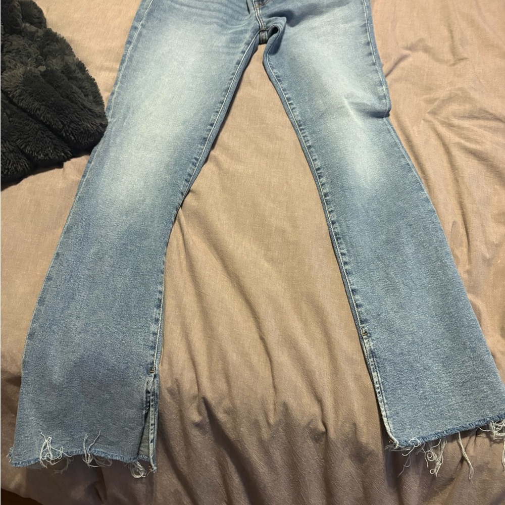 7 For All Mankind Light Blue Flare Jeans never worn